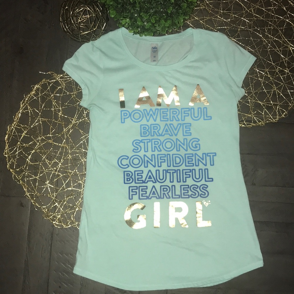 Justice Girl “I am a Girl” Shirt